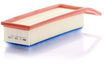 MANN-FILTER, C 38 130 Luftfilter | Für PKW, Saubere Luftzufuhr, Langlebiges Filtermedium, Passgenaues Design, Echte OE-Technologie