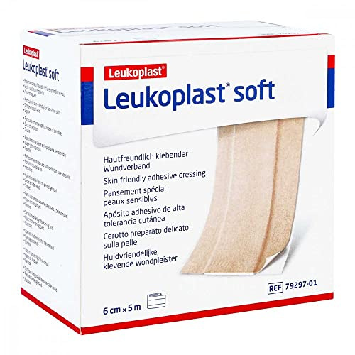 LEUKOPLAST soft Pflaster 6 cmx5 m Rolle 1 St