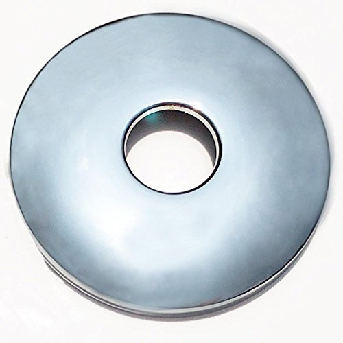 missmin Dusche Arm Flansch/Rosetten/Abdeckung, 3–1/20,3 cm, chrom poliert