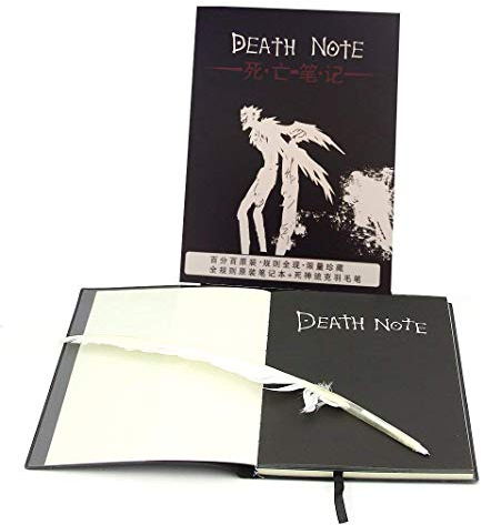 Inception Pro Infinite - Death Note - Tagebuch - Agenda - Stift - weiße Feder - Todesnotizbuch - Cosplay - heller Yagami - hervorragende Qualität - Weihnachts - und Geburtstagsgeschenkidee
