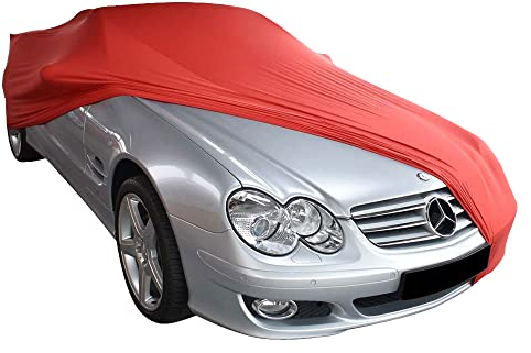 Star Cover AUTOABDECKUNG ROT Mercedes-Benz SL-Class (R230) SCHUTZHÜLLE ABDECKPLANE
