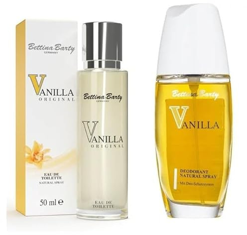 Bettina Barty Vanilla EDT Spray 50 ml & Deodorant Natural Spray 75 ml, Set