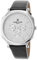 Daniel Klein Exklusive Herren-Armbanduhr Dk.1.12517 1, echtes Lederband, silberfarben, Silber, Armband