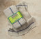 Great Knot 100% Cotton Large Strong Heavy Floor Cleaning Cloths Household Pack of 10 (Beige)
