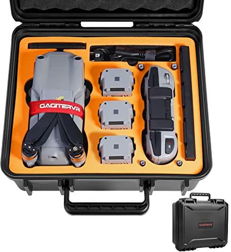 GAGITERVR Hartschalen-Tragetasche für DJI Air 2S / Mavic Air 2 Drohne und mehr Zubehör, wasserdicht und Anti-Drop Rundum-Schutz (Drohnen und Zubehör nicht im Lieferumfang enthalten)