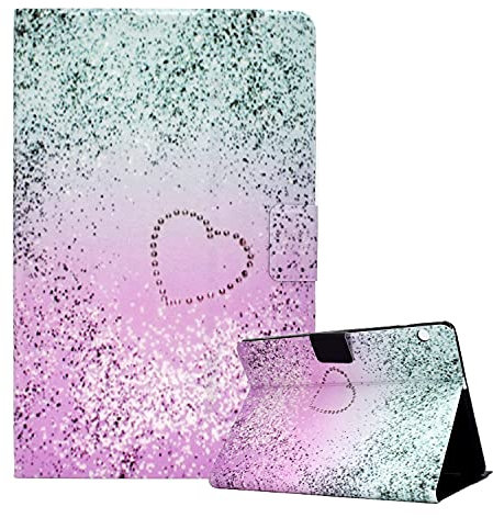 CXTcase Custodia per Huawei Mediapad T3 10, Leggero Portafogli Funzione Supporto Custodia Huawei Mediapad T3 Magnetica Tavoletta Protettiva Cover Case Huawei Mediapad T3, Amore