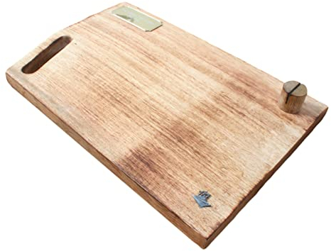 Ocean Liner Solid Wood Chopping Cutting Board & Utensil Holder Free Engraving 425