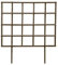 Treillis Pour Carrés Potagers - 3,8 X 78,2 X 84,9 Cm - Marron