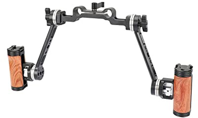 SZRIG Handle Grip with M6 Rosette Extension Arm & 15mm Railblock | for DLSR Camera Shoulder Rig