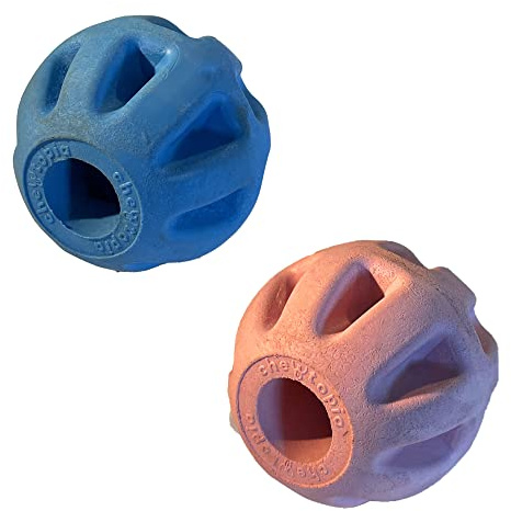 Chewtopia Dog Treat Ball Toy - Soft and ideal for tying rope or adding treats