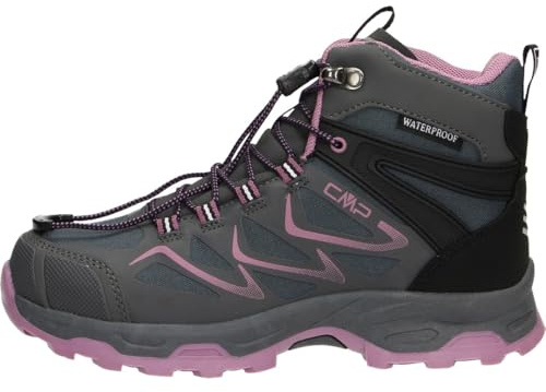 CMP Kids Byne Mid WP Outdoor Shoes-3Q66894-J, Walking Shoe, Titan, 28 EU, Titan, 28 EU