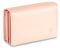 VON HEESEN® Visitenkartenetui Leder mit RFID-Schutz - Platz für 50 Visitenkarten - 6 Fächer - Visitenkarten Etuis - Geschenk für Damen & Herren (Rose)
