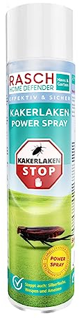 RASCH HOME DEFENDER® Kakerlaken & Schaben Spray [EFFEKTIV KAKERLAKEN BEKÄMPFEN] - Mittel gegen Kakerlaken - Kakerlaken Gift Cockroach Killer - Kakerlaken Spray - Schaben Kakerlakengift - 500ml