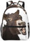 Lustiger Esel-Rucksack, leicht, Reise, Tagesrucksack, Laptop-Rucksack für Damen und Herren, Schwarz , One size
