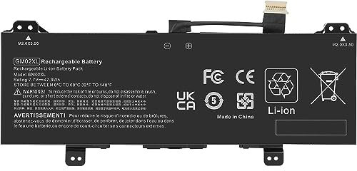 AKKEE GM02XL Laptop Batterie pour HP Chromebook 11 G6 G7 G8 EE Chromebook X360 11 G1 G2 G3 EE Chromebook 14 G5 G6 11a-NB 14-ca 14b-ca 11-ae 14-DB Serie 917725-855 HSTNN-DB7X 47.3Wh