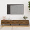 FIRBNUS TV-Schrank Braun Eichen-Optik 150x34,5x30 cm Lowboard Industrial Möbel Cabinet Unterschrank Kommode Sideboard
