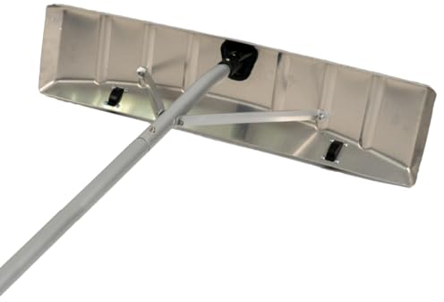 CStern Schneerechen für Dach,Schneeschieber mit Verstellbarer Teleskopierbarer,Aluminiumlegierung Schnee Entfernen Werkzeug,Dach Rake Schneeräumer mit Rutschfester Griff,Stiellänge 1.4m-6m