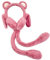 DUHGBNE Winter warme Ohrenschützer-Abdeckung Plüschhaus-Ohrenschützer für Kinder Netter Ohrenschützer-Plüsch für Mädchen Ohrenwärmer Mädchen Glitzer (Pink, A)