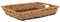 WANDERLUST DECO Bandeja Rectangular de Cuerda Trenzada marrón 50x40x08