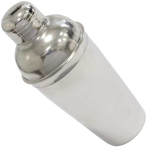 AERZETIX - C69395 - Coctelera para cócteles de 3 piezas 500 ml - acabado acero cepillado - aperitivos camarero shaker capacidad restaurante cubitos de hielo bebidas batidos zumo de fruta jarabes