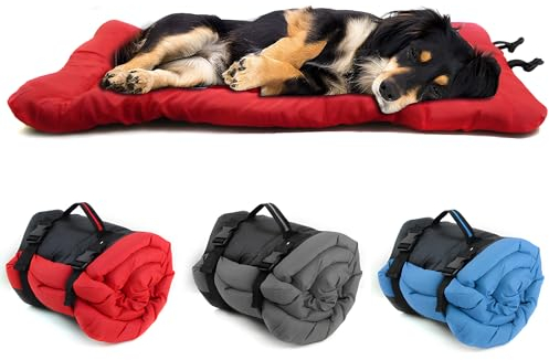 Miyacare Cama Impermeable Plegable para Perros,Colchoneta Plegable para Perros,Lavable Impermeable Cama para Perros Grande y Mediana Cojín portátil,para Interior Exterior