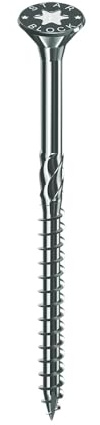 Starblock - Vis à bois/agglo, 5x40, Tête fraisée, Empreinte Torx, Acier zingué, Filetage partiel, Boîte de 500