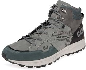 Camp David Herren High Top Hiking Sneaker mit Logo Artworks Deep Forest 45