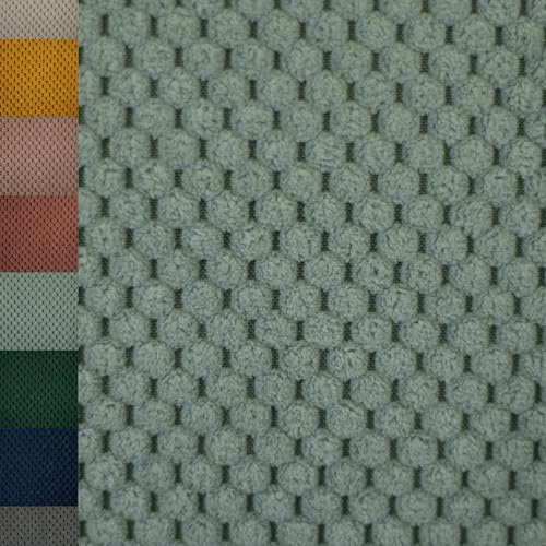 MAGAM-Stoffe Barcelona weicher Deko Polster Taschen Cord Samt Meterware ab 50cm (05. Mint)