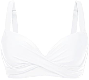 Women Underwire Bikini Top - Push Up Swim Top Only Bra Padded Swimsuit Tops 2025 Bathing Suit Tops