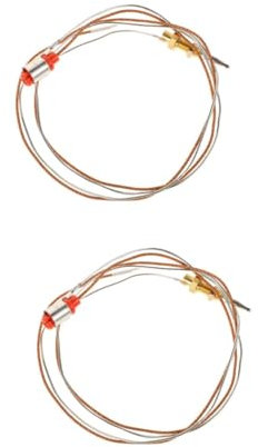 jojofuny 2pcs Gas Stove Thermocouple Replacement Sensor Thermocouple Safety Device for Gas Fireplace Durable Heater Sensor for Built Stove Heads Compact Reliable Kitchen Accessory