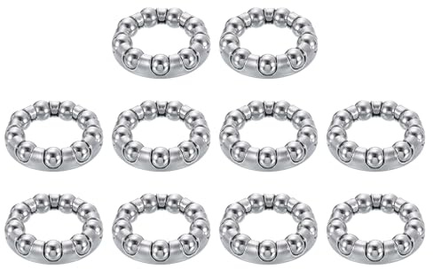 QUARKZMAN 10 Stück Kugellagerkäfige für Tretlager Fahrrad, 29mmx18mm(ADxID) Kugelring für Innenlager, Radlagerhalter und Nabe