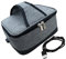 Courtieyeardceastea Fiambrera térmica eléctrica USB para calentar alimentos para coche y cocinar, color gris, 22 x 16 x 10 cm