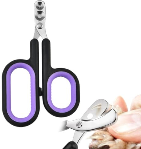 JchEnye 1 pièce Coupe-Griffes Professionnel pour Chat, Coupe-Griffes pour Chat à Deux Trous, Coupe-Griffes pour Chiots, Lapins, Oiseaux et Petits Animaux, Facile à Utiliser pour Les débutants