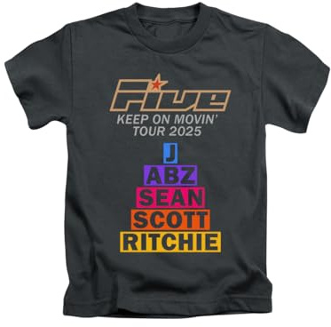 New Spirit Original Five, Keep on Movin Tee T-Shirt Funny Unisex T Shirt Top Black