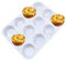 Muffin Pans | Small Muffin Pan,12-Cups Reusable Heat-Resistant Silicone Mold for Airfryer Microwave Freezer Bread Camping