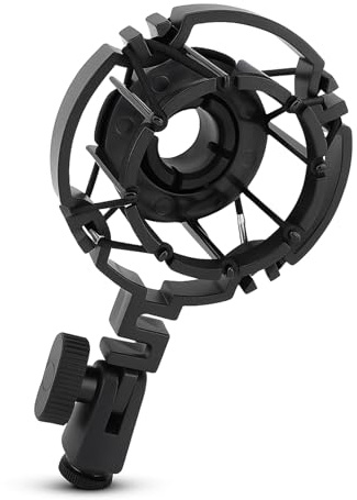 Mic Boom Arm Holder, Plastic Shock Mount Mic Holder Bracket Stand Compatible with C2000 C3000 C4000, C214 C314 C414
