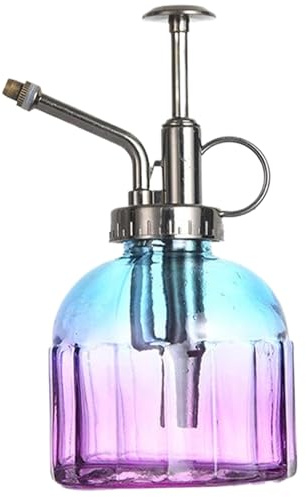Ngbbby Stil 2 Vintage Plant Mister, 200 ml Sprühflasche mit bronzefarbenem Deckel für Zimmerpflanzen