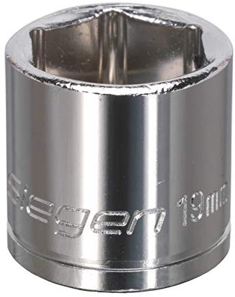 Sealey S0586 WallDrive Socket, 3/8 Square Drive, 19mm