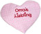 Herzkissen mit Spruch für Babys Wärmekissen mit Rapssamen Rapskissen mit Spruch Körnerkissen Personalisiertes Kissen zum wärmen, Größe: ca.15x17cm (Rosa Omas Liebling)