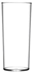 Elite Polycarbonate Half Pint Hiball Tumblers CE 10oz / 285ml - Set of 4 - Plastic Beer Glasses