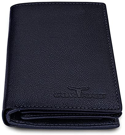 URBAN FOREST Toronto Geldbörse aus Leder für Herren, Dunkelblau, Free Size, Geldbörse