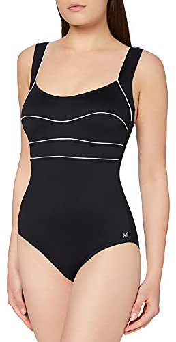 Haute pression A8000 Maillot de Bain Une pièce, Noir (Noir/Blanc), FR: 50B (Taille Fabricant: 50) Femme