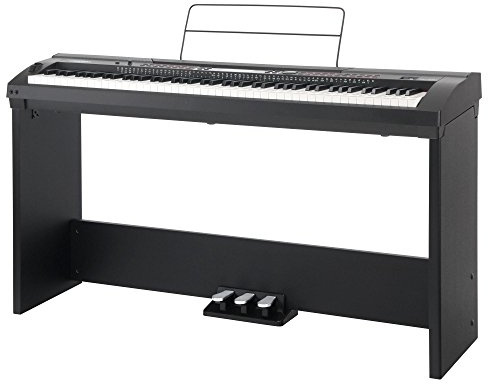 Classic Cantabile SP-250 BK Stagepiano schwarz Komplett Set inkl. Ständer