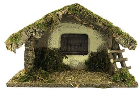 BERTONI Leere Holz-Kork-Mooshütte, Mehrfarbig, Einheitsgröße