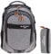 2 Teile Set Rucksack Elephant Signature Hero Schulrucksack 12723 + Mäppchen Box (Two Tone Grey (grau/anthrazit))