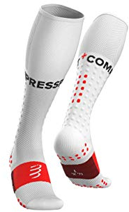 COMPRESSPORT - Chaussettes de Compression Full Socks Run - Soutien des Muscles - Running et Triathlon - Pour Entraînement et Compétition - Ultra légère