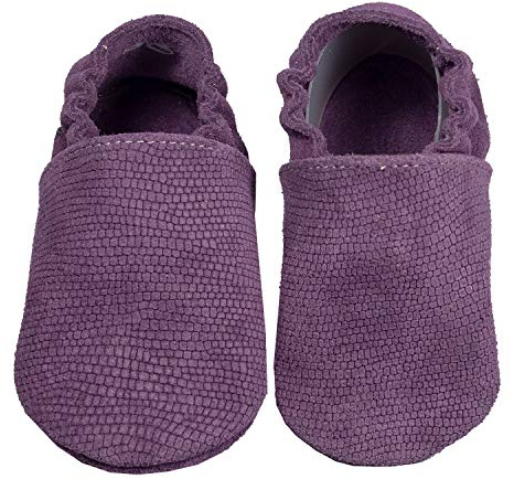 HOBEA-Germany Krabbelschuhe, Größe Schuhe:26/27 EU, lila geprägt