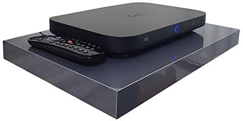 High Gloss Floating Media Shelves Shelf For DVD SKY BOX TV AV Xbox Wall Mounted Kit Unit MDF (GREY GLOSS FINISH)