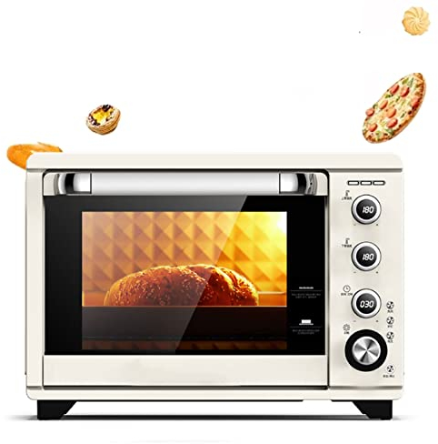 0℃ Outdoor Forno per Pizza, Pane e Forni, Potenza 1800 Watt, Forno Elettrico per Pizza in Acciaio Inox, Temperatura Fino a 350°c, Forno per Pizza Commerciale con Cassetto per Pizza Dedicato