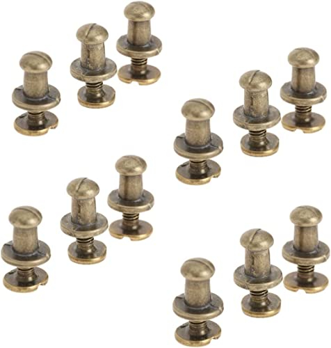 Mgoodoo 12 Stück Mini Box Schmuck Schrank Knopf Antike Messing Metall Möbel Küche Pull Griff Knöpfe - Antikes Messing